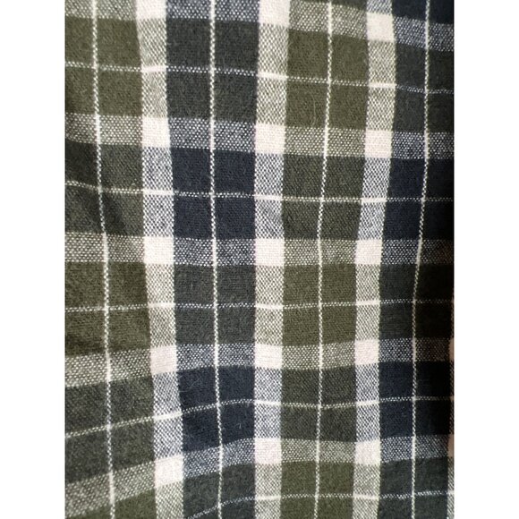 90s VTG Ralph Lauren Jeans Co Men Size M Plaid Flannel Shirt Button Down Collar - Picture 6 of 10